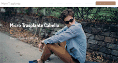 Desktop Screenshot of microtrasplantecabello.com